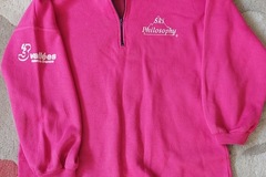 Winter sports: Vintage Ski Philosophy Pink Sweatshirt