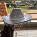 Selling: Bride cowboy hat 