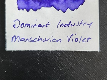 Selling: Dominant Industry Manschurian Violet 5ml Sample