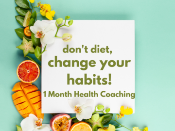 Wellness Session Single: 1 Month Health Coaching with Cherise