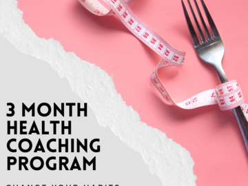 Wellness Session Packages: 3 Month Health Coaching Program with Cherise