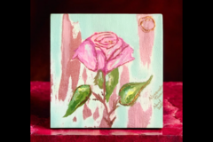 Productos: Obra de arte Rosa Drama