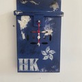  : HK Letter Box in blue vintage