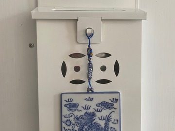  : HK Letter Box in white lacquer