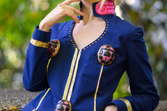 Selling with online payment: Handmade JJBA Giorno Giovanna Cosplay and Wig Set