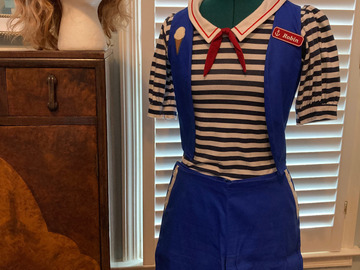 Selling with online payment: Stranger Things Robin Buckley Scoops Ahoy Cosplay and Arda Wig