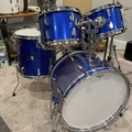 Selling with online payment: Sonor Champion 1973 Blue 4 pc drum kit
