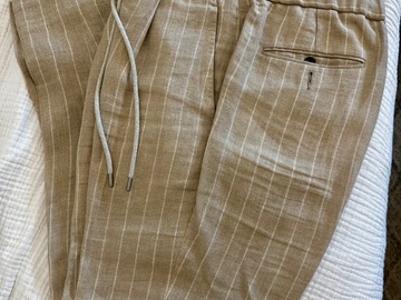Selling with online payment: Suitsupply Ames Linen Drawstring Trouser