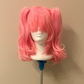 Selling with online payment: Pink Pigtail Wig with Clip-On Pigtails