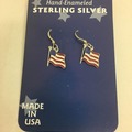 Buy Now: 50 pairs-Genuine Sterling Silver Flag Earrings-$2 pair