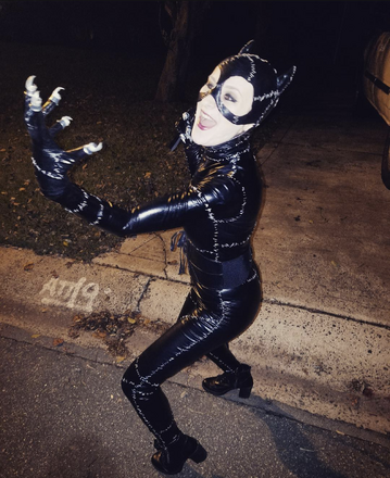 Catwoman Pleather Suit Costume
