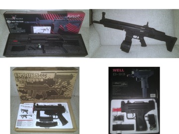 Selling: Various airsoft (M4, MP5, Scar, Uzi)