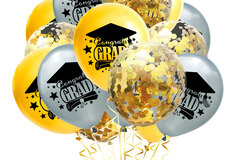 Comprar ahora: 1000pcs - Congratulate grad letter balloon