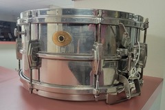 Selling with online payment: RARE- 1935-36 Ludwig Silver Anniversary Standard NOB,6.5x14 