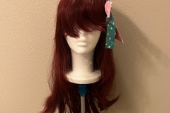 Selling with online payment: Long Dark Red Wig (No Brand)
