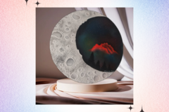 Productos: Obra de Arte - Luna Universo Abstracto
