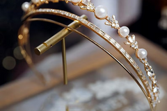 Selling: Gold and Pearl Tiara