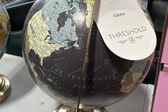 Buy Now: 8 Desktop Globe W/ Gold Base - Threshold New in Master case