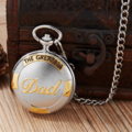 Comprar ahora: 25 Pcs Silver DAD Quartz Pocket Watch Father's Day Best Gift