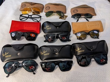 Selling with online payment: New 6 Bausch & Lomb and 2 Vuarnet Sunglasses