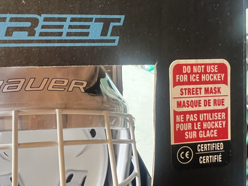 Verkaufen mit Online-Zahlungen: Streethockey Maske