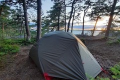 Til leie (per uke): MSR Elixir 3 3-hengen teltta 