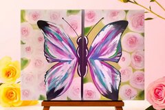 Productos: Obra de Arte - Diptico Mariposa