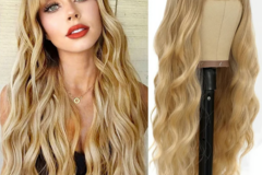 Selling with online payment: Ombre Blonde Wig With Bangs