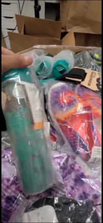 10000pcs of sporting goods apparel houseware items
