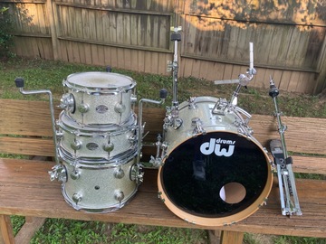 Selling with online payment: DW "Drum Workshop' Junior Bebop Set made in Mexico, rare
