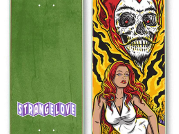 Selling with online payment: StrangeLove Skateboards 420 Indica Princess / 8.5 Deck