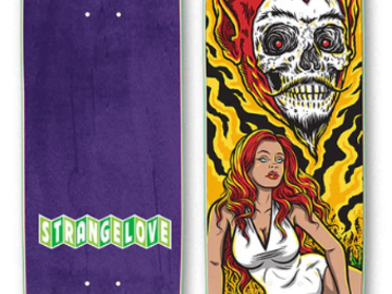 Selling with online payment: StrangeLove Skateboards 420 Sativa Princess / 8.25 Deck