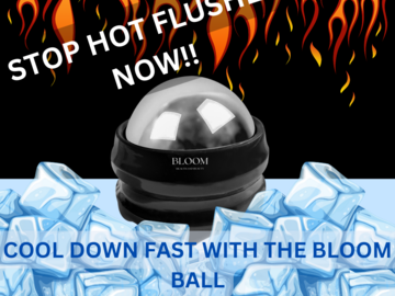 Selling with online payment: The Bloom Ball - fast relief from Menopausal hot flushes