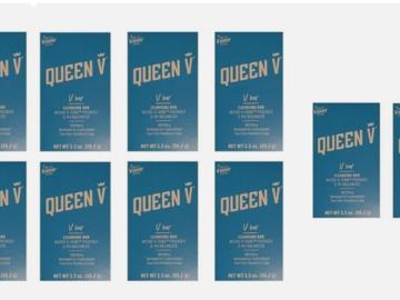 Buy Now: 10 Queen V Cleansing Bars Wild Berry Feminine Care pH Balanced 3.