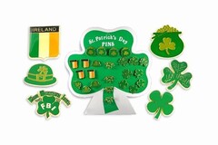 Buy Now: 	240 pcs- St. Patrick's Day Lapel Pins w/display card- $.40 pcs