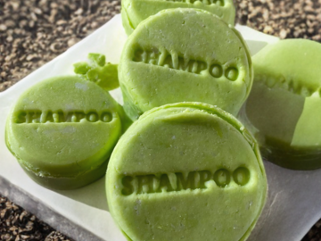 Selling with online payment: cucumber & green apple conditioning shampoo bar