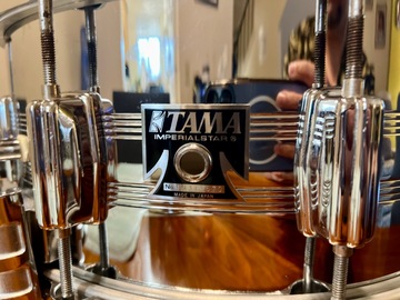 Selling with online payment: Tama No. 8006 Imperialstar King-Beat Steel 6.5x14" Snare Drum wit