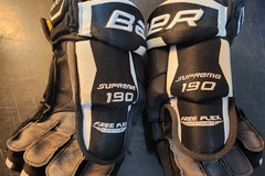 Verkaufen mit Online-Zahlungen: Bauer Handschuhe Supreme 190 schwarz 14"