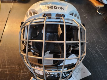 Verkaufen mit Online-Zahlungen: Reebok Helm Combo 3k weis S