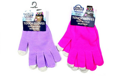 Buy Now: 96x NEW/TAGS POLAR KNITZ TOUCH GLOVES - ASSORTED COLORS TECH TIP 