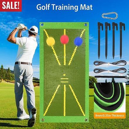 Golf Swing Indoor Outdoor Training Mat