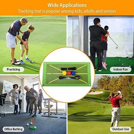 Golf Swing Indoor Outdoor Training Mat