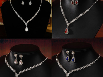 Comprar ahora: 35sets Women's necklace decoration set party necklace earrings