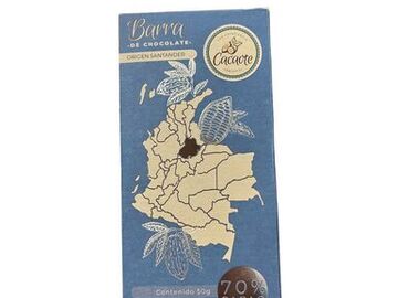Productos: Barra de chocolate Cacaote 70% cacao origen santander 