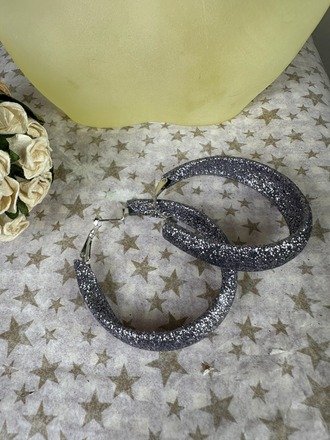 80 pairs Fabric Hoop Earrings