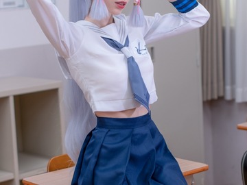 Selling with online payment: Ayaka School Uniform Cosplay