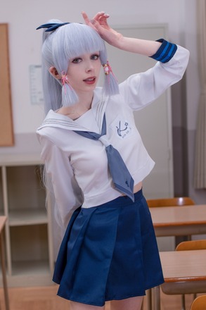 Ayaka School Uniform Cosplay