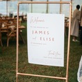 Selling: Copper wedding welcome sign 