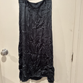 Selling: KS Dark Green Satin Midi Skirt