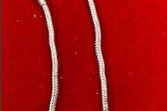 Buy Now: 40 pcs--3MM Snake Chain 24" plated silver--$1.25 pcs